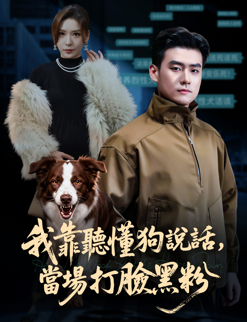 《我靠聽懂狗說話,當場打臉黑粉》封面