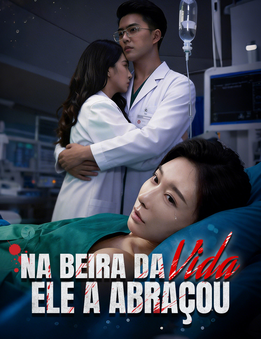 Capa de Na Beira da Vida, Ele a Abraçou