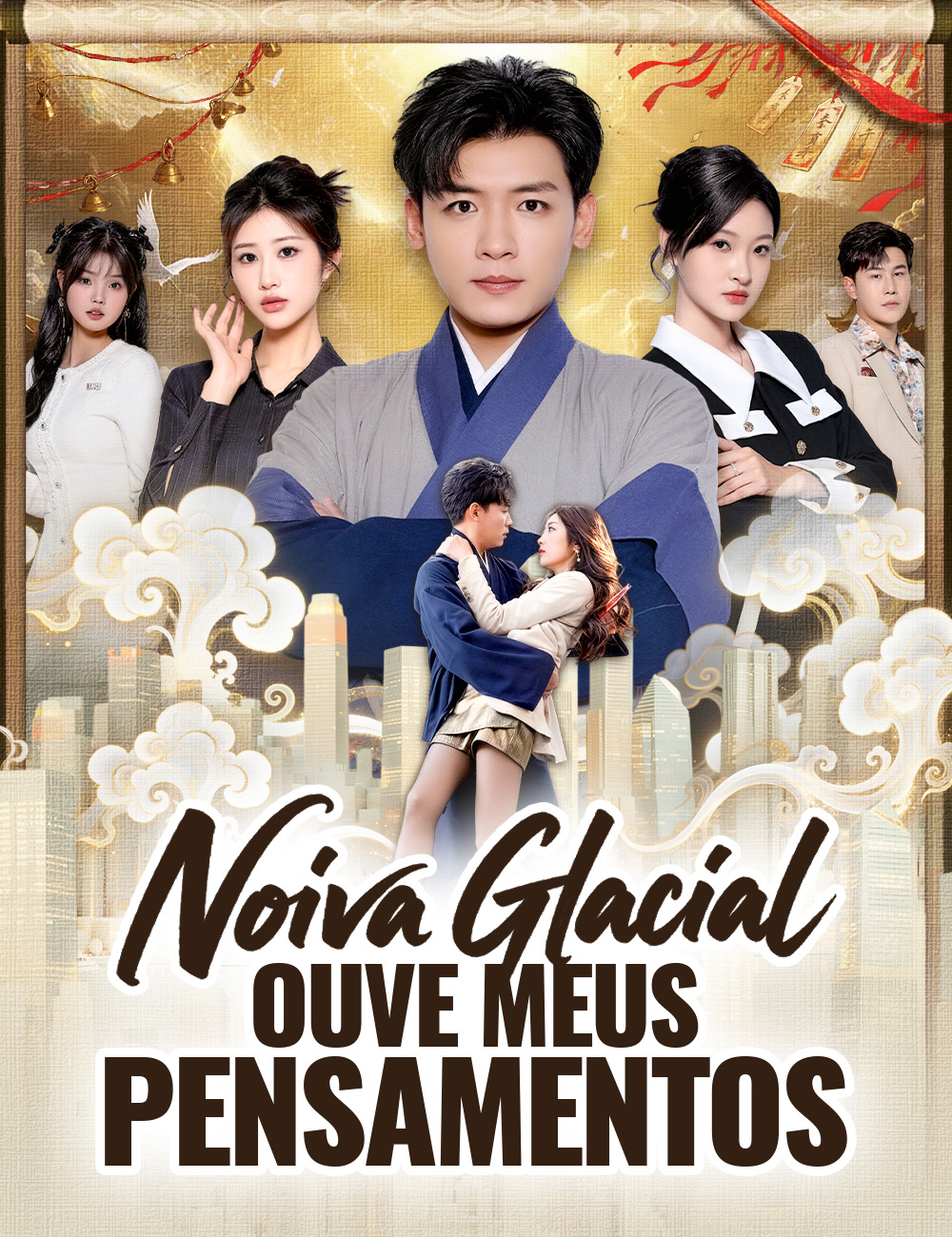 Capa de Noiva Glacial Ouve Meus Pensamentos