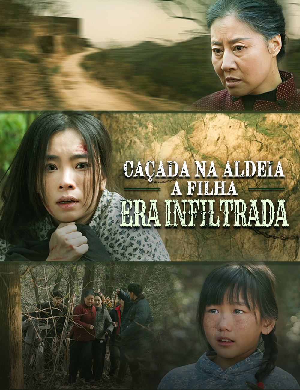 Capa de Caçada na Aldeia, A Filha Era Infiltrada.