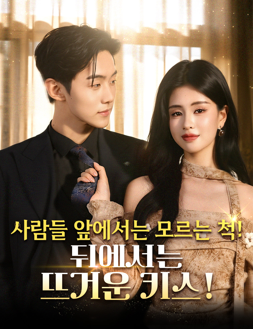 사람들 앞에서는 모르는 척! 뒤에서는 뜨거운 키스!