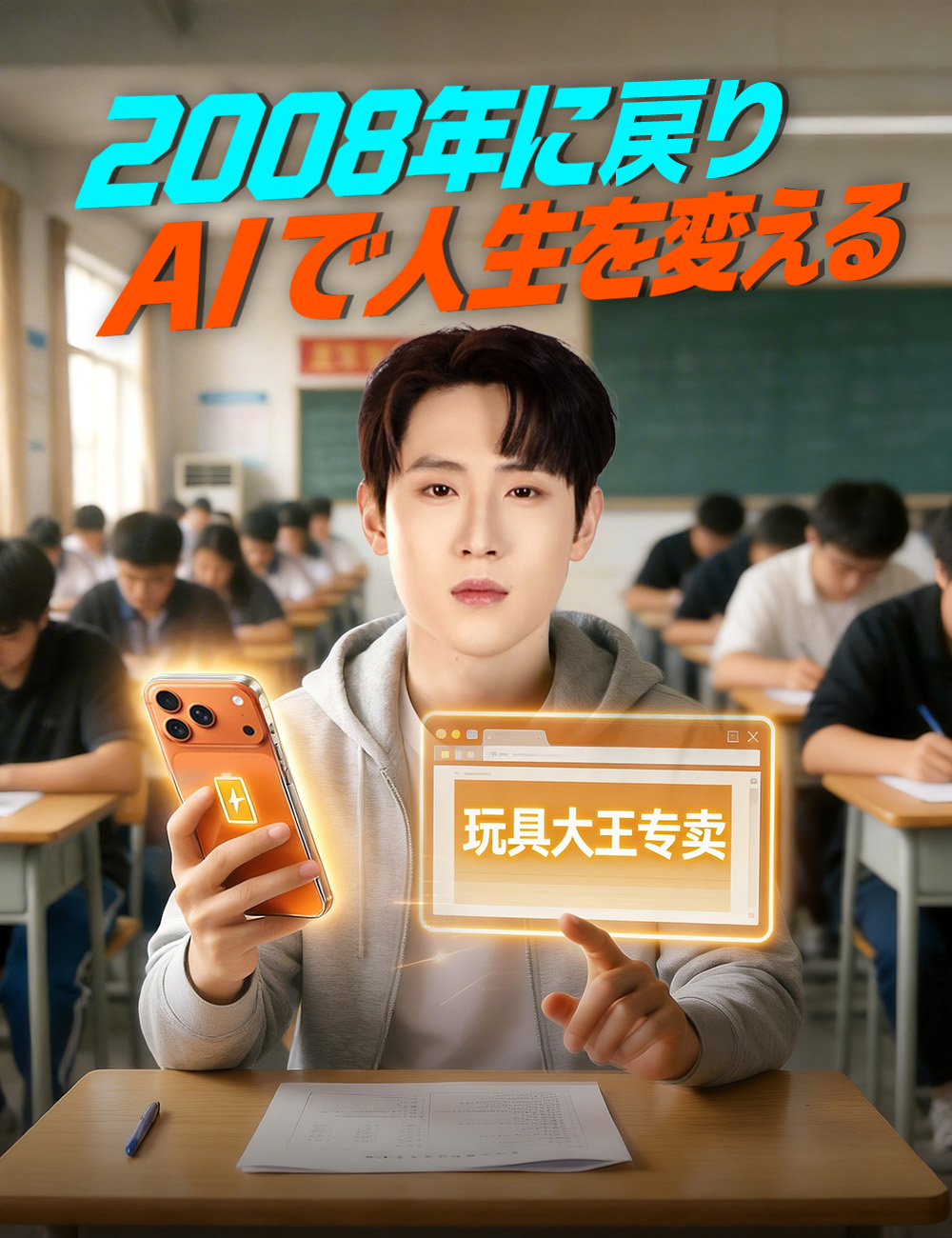 2008年に戻り、AIで人生を変える