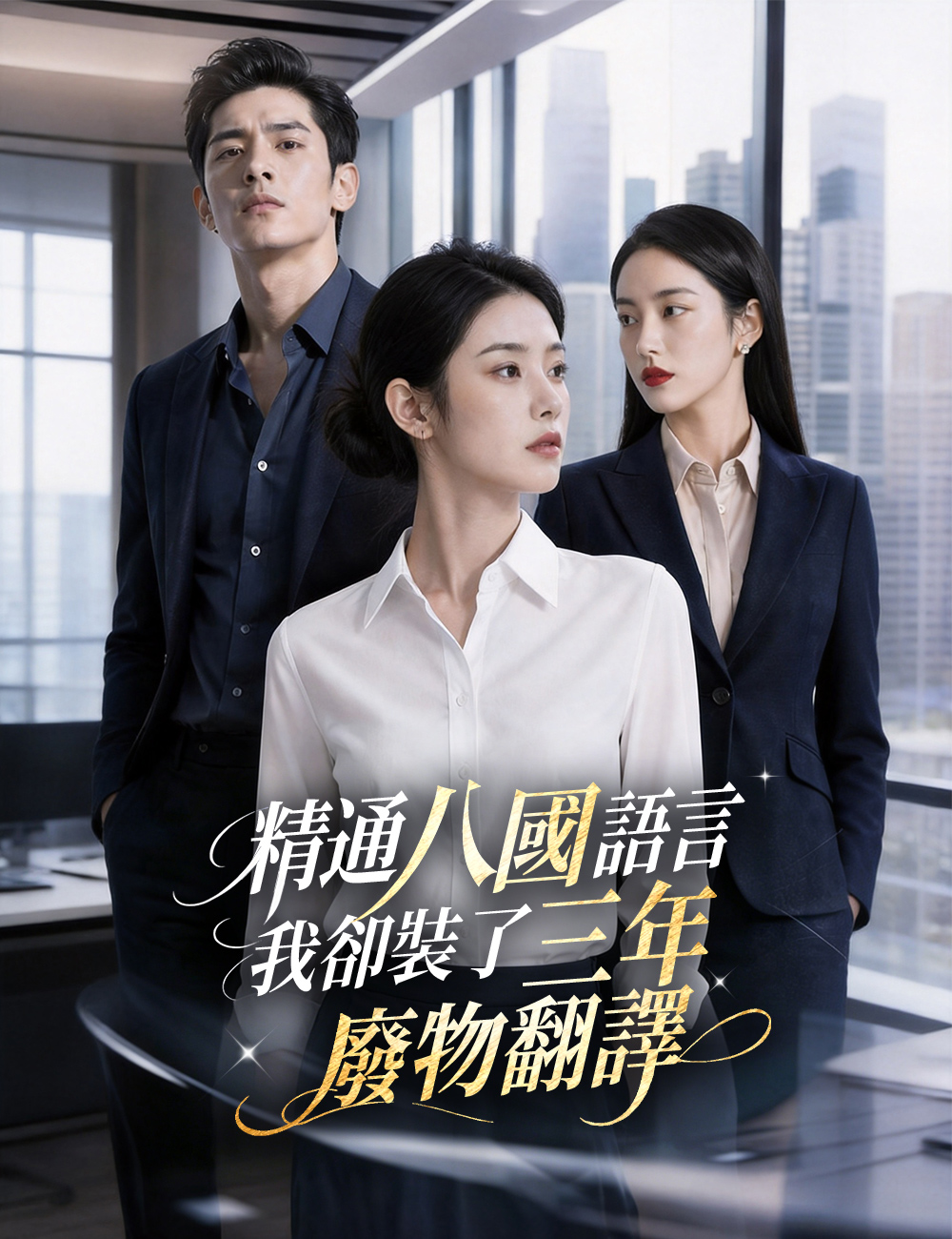 《精通八國語言，我卻裝了三年廢物翻譯》封面