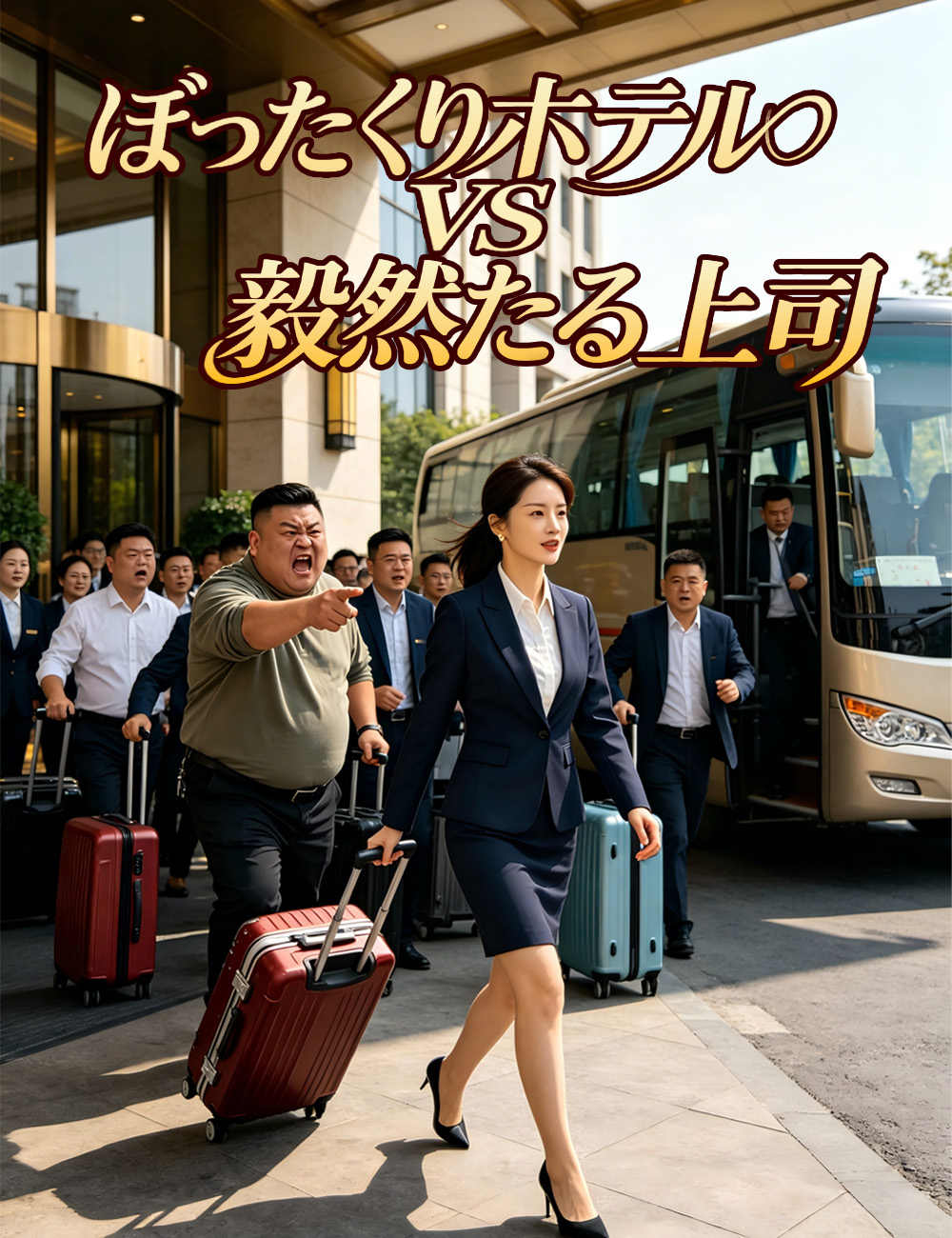 ぼったくりホテルVS毅然たる上司