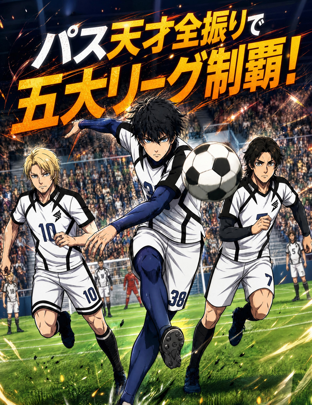 パス天才全振りで、五大リーグ制覇!